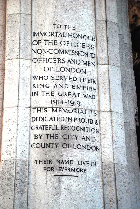 Dedication of Cornhill WW1 Memorial