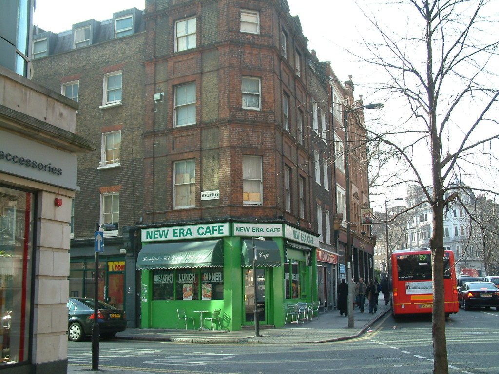 Corner of New Compton St.