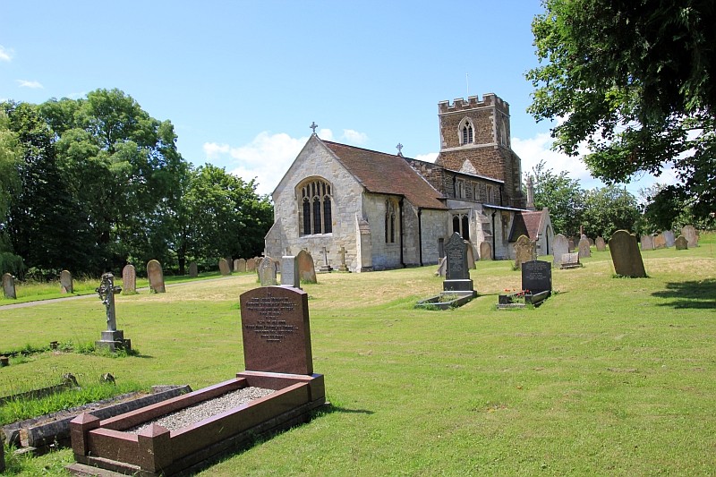 Stanbridge Church from the graveyard