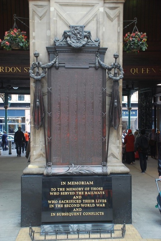 Great War memorial Glasgow Central Station