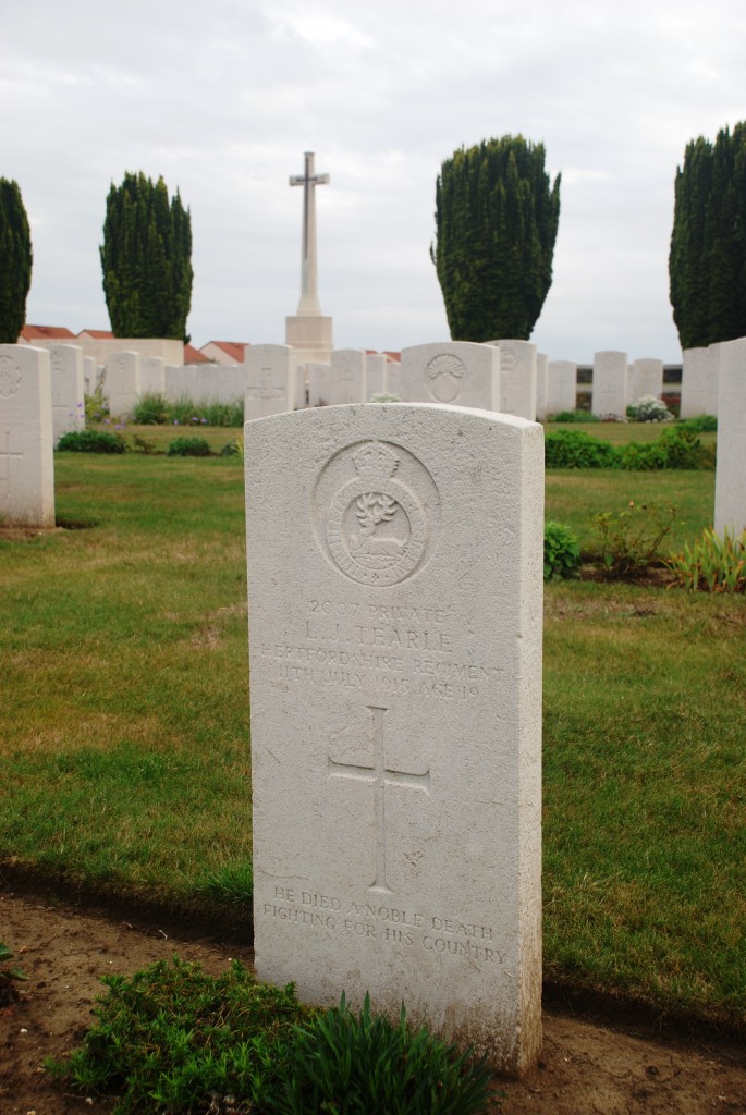 Leslie James Tearle Woburn Abbey Cemetery Cuinchy