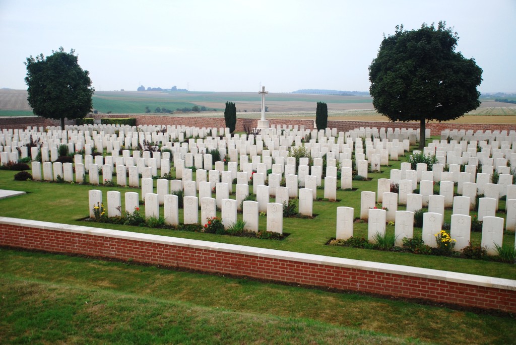 Massed graves Sailly-Saillisel British Cemetery