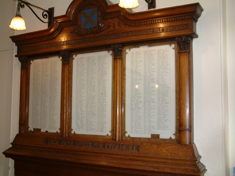 WW1 memorial St Albans Town Hall