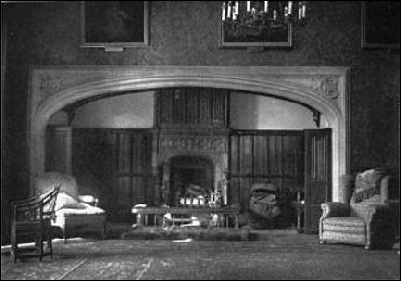 The grand fireplace, Toddington Manor