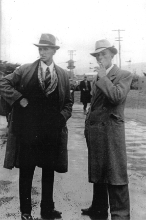 James Ewart Dawson, Tia’s father (left) with Maurice, her brother, at the Wellington races. James was known as Lofty by all who knew him. The Dawsons were from Lisburn and Belfast.