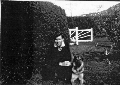 A boy and his dog. I was too skinny to go sailing and couldn’t hold the yacht upright. I took my dog to obedience classes and he got quite good at it. Dad made the gates in the background.