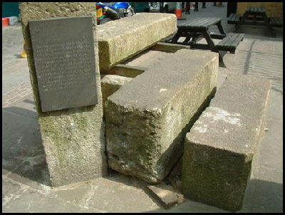 The last surviving stones of the 1831 London Bridge.