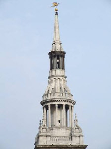 The spire of St Mary le Bow