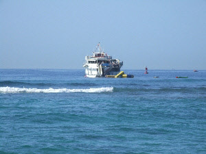 Ship off Hawaii