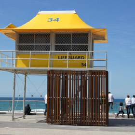 The lifeguard’s hut