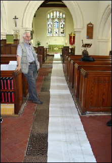 Alan Gibbs looks for Amos on the John 1741 branch