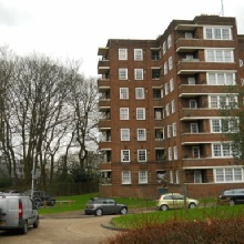 Wavell House on the Hillcrest Estate photographed in January 2011