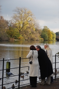 Elaine, Shayne and Lee in Hyde Park