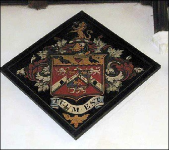Hatchment of the arms of William Dodge Cooper Cooper