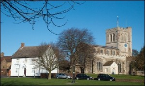 The Old Town Hall and St George in England Church, Market Square