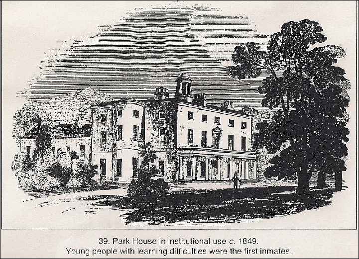 The actual site of Park House is unknown and although this view and that of Wavell House (below) do look similar, I don't believe that they are compatible. The Hornsey Society article states that Park House faces North Hill and is located fairly centrally. If this is the case, it would have been a little behind and to the right of where the photographer was standing to take the picture of Wavell House.