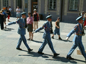 Changing the guard, Prague Castle