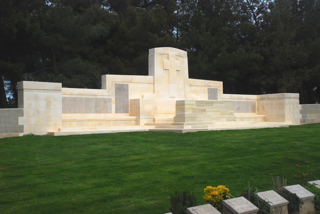 The memorial at Twelve Tree Copse.