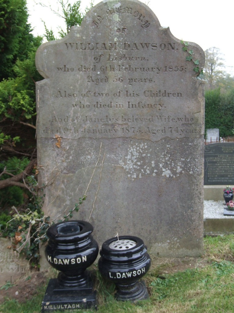 William Dawson headstone.