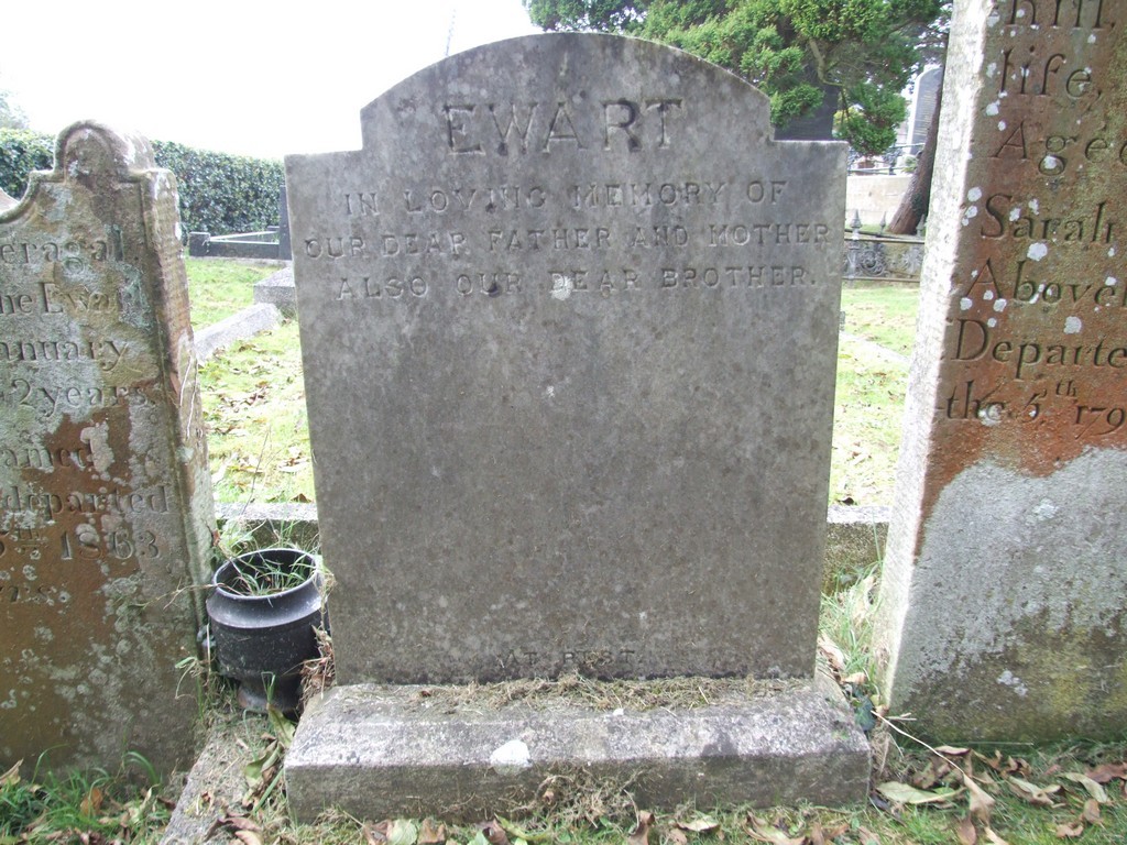 Ewart headstone