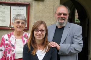 Barbara Tearle, Samantha, and Richard Tearle.