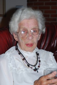 Joyce Palmer at 90yrs.