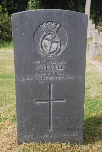 Crantock St Cemetery Newquay Louisa Tearle nee Lees headstone