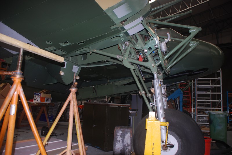 Bomb bay and undercarriage