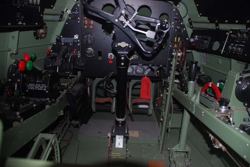 A quick look inside the cockpit