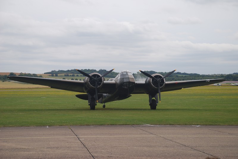 The last flying Bristol Blenheim at home in Duxford.
