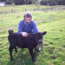 Rosemary Tearle and Nightingale - August 2009, Kaeo, Northland, NZ